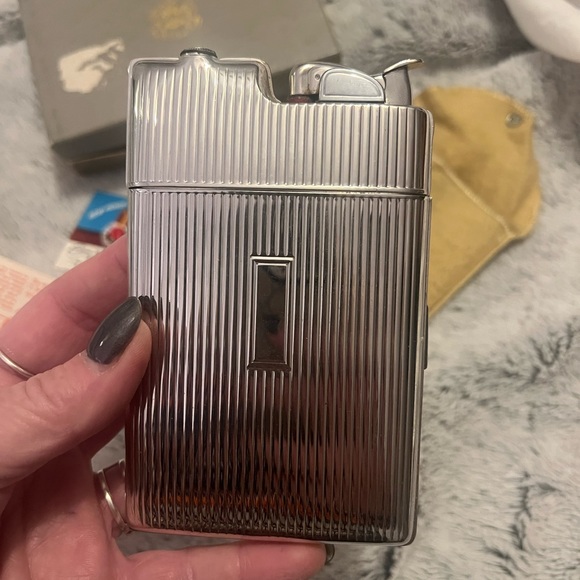 Vintage 1951 Evans Combination case and light-er the 20 pack - Picture 1 of 12